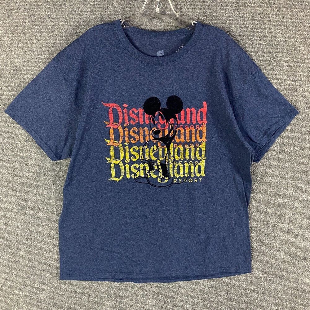 Disneyland Resort T-Shirt Men's XL‎ Short Sleeve Graphic Print Cotton Blend